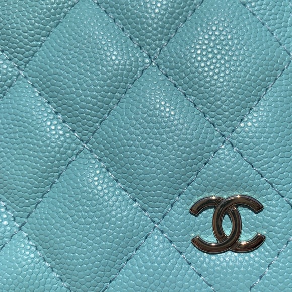 Chanel Tiffany Blue Passport Holder - Picture 3 of 7